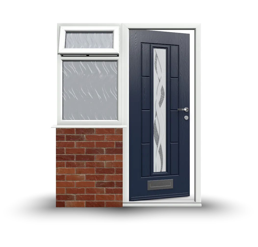 Rotating 3D window and door CAD model